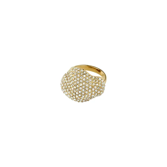 pilgrim-lael-ring-goldplattiert-gewellt-mit-preciosa-kristallen image 1