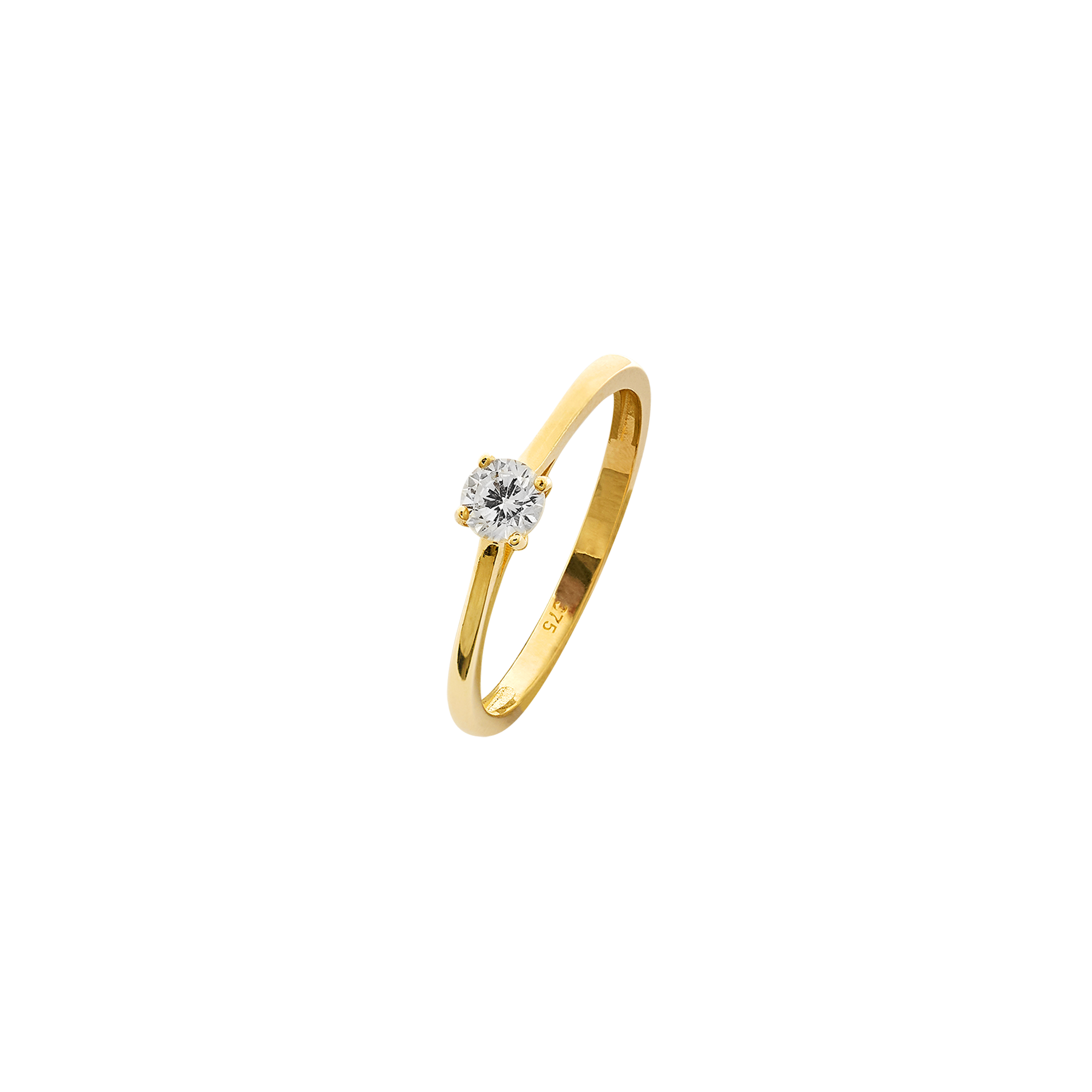 xenox-fine-ava-ring-585-gelbgold-mit-zirkonia image 1