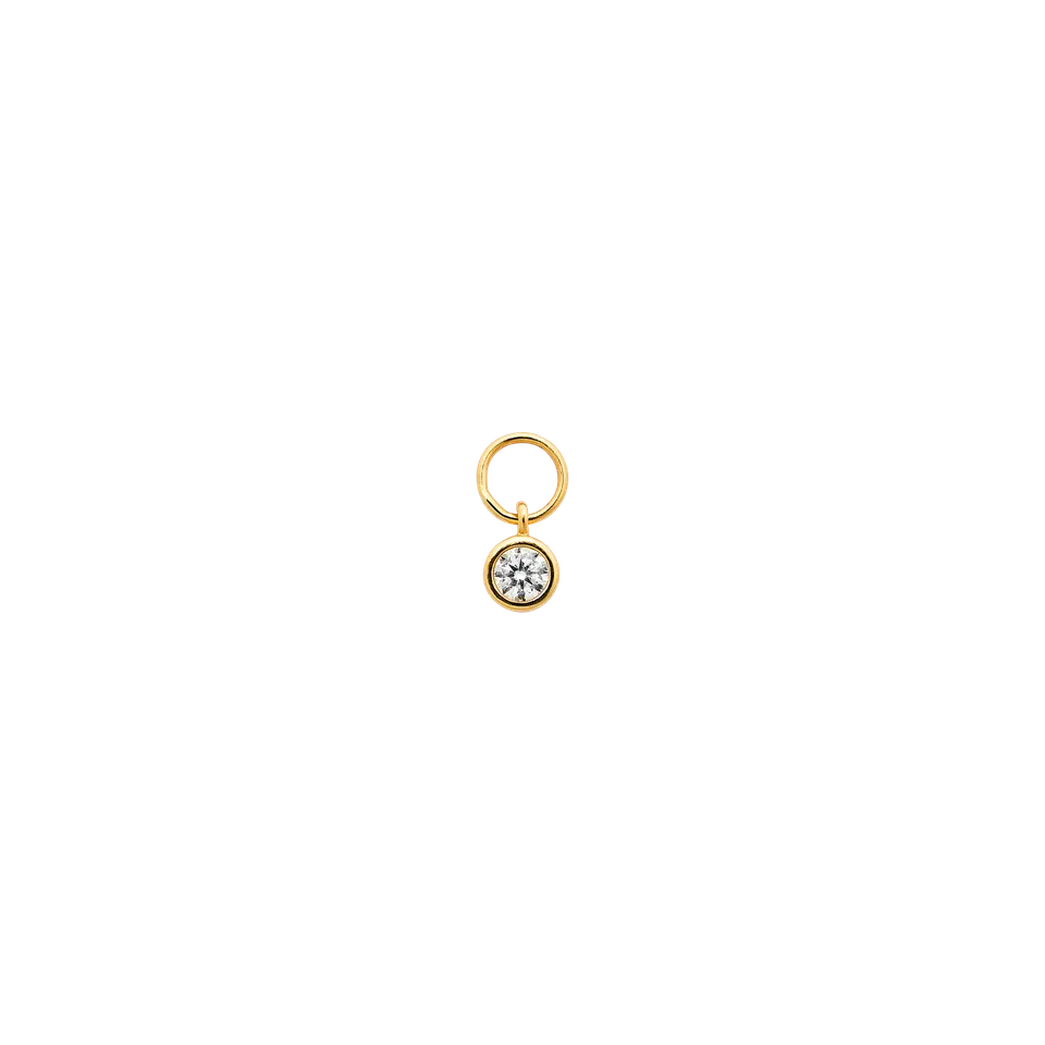 xenox-fine-isabel-ohrring-anh-nger-585-gelbgold-mit-zirkonia image 1