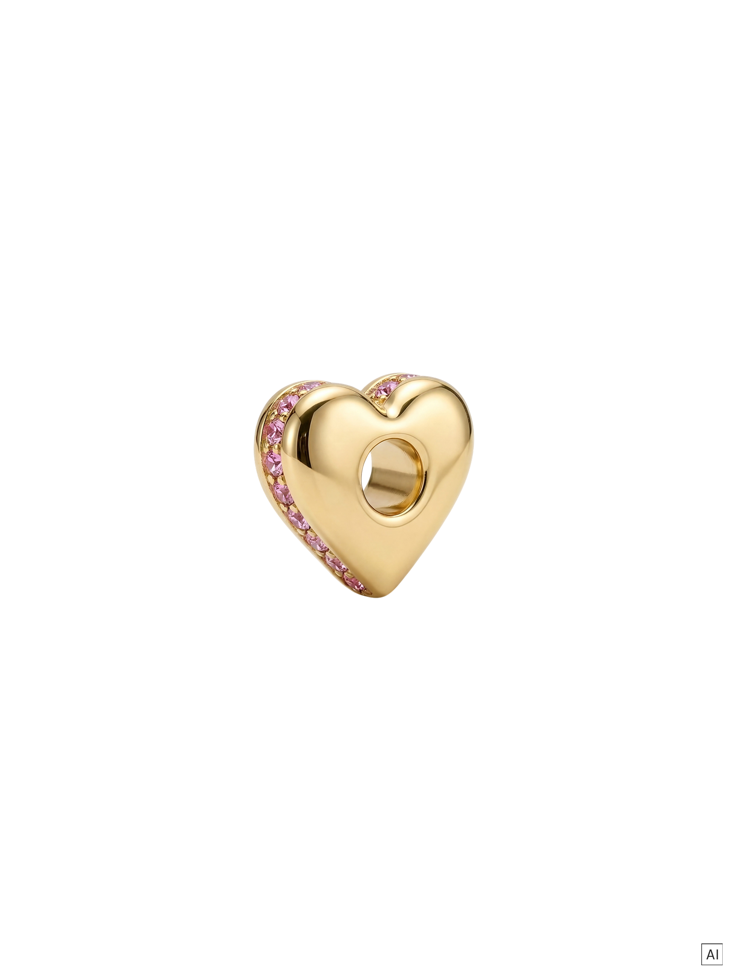 purelei-lei-sparkling-heart-charm-herz-anh-nger-mit-zirkonia-gold-silber-ros-gol image 1