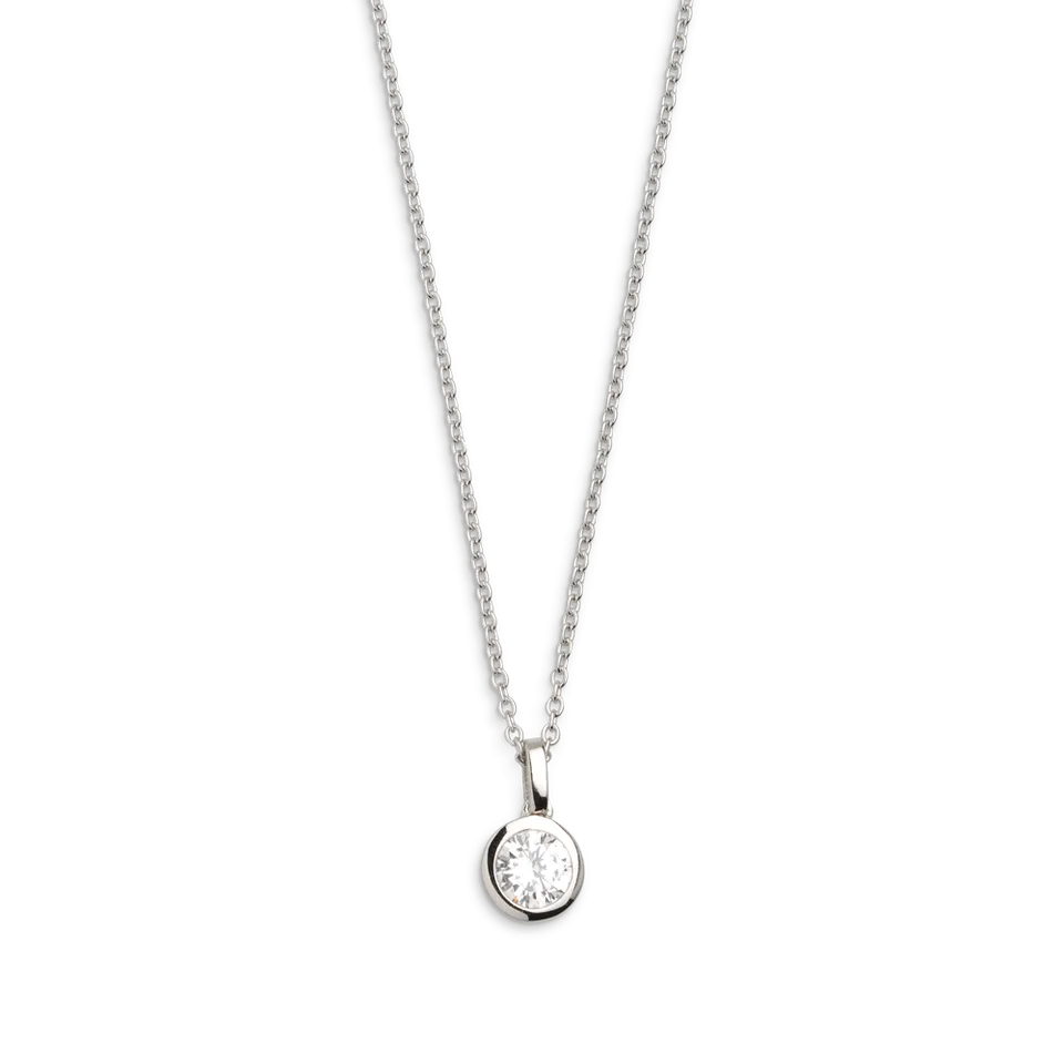 xenox-zarge-halskette-925-sterlingsilber-rhodiniert-mit-zirkonia-2 image 1