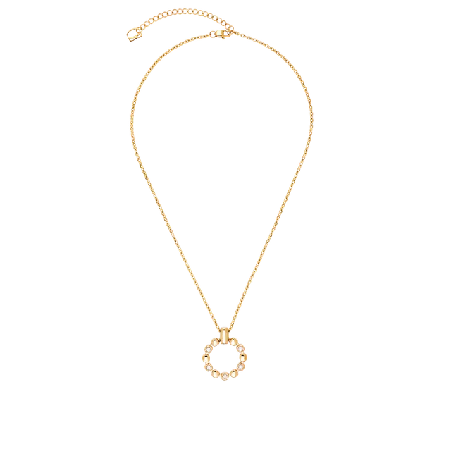 coeur-de-lion-halskette-soft-cube-circle-glow-gold-2-5-cm image 1