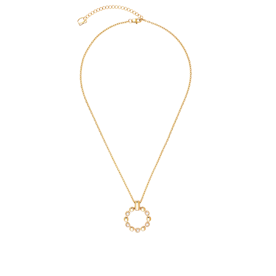 coeur-de-lion-halskette-soft-cube-circle-glow-gold-2-5-cm image 1