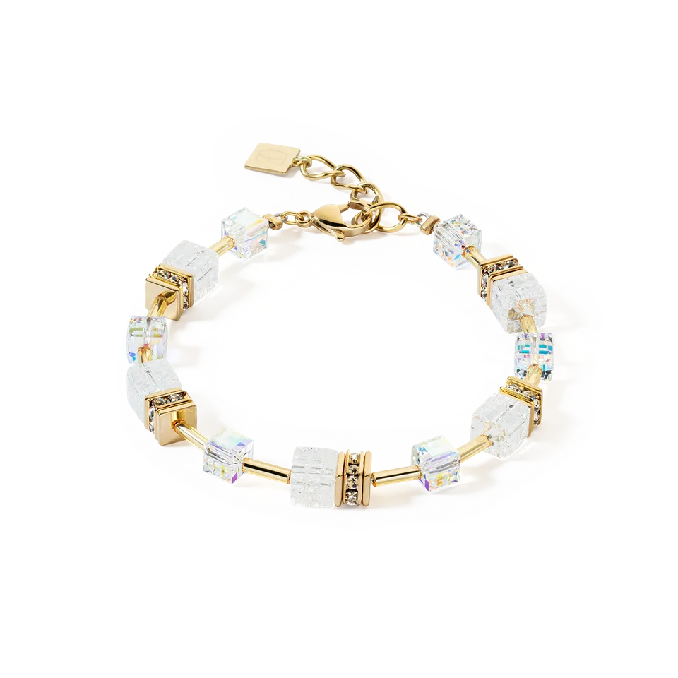 coeur-de-lion-geocube-iconic-nature-armband-gold-wei image 1