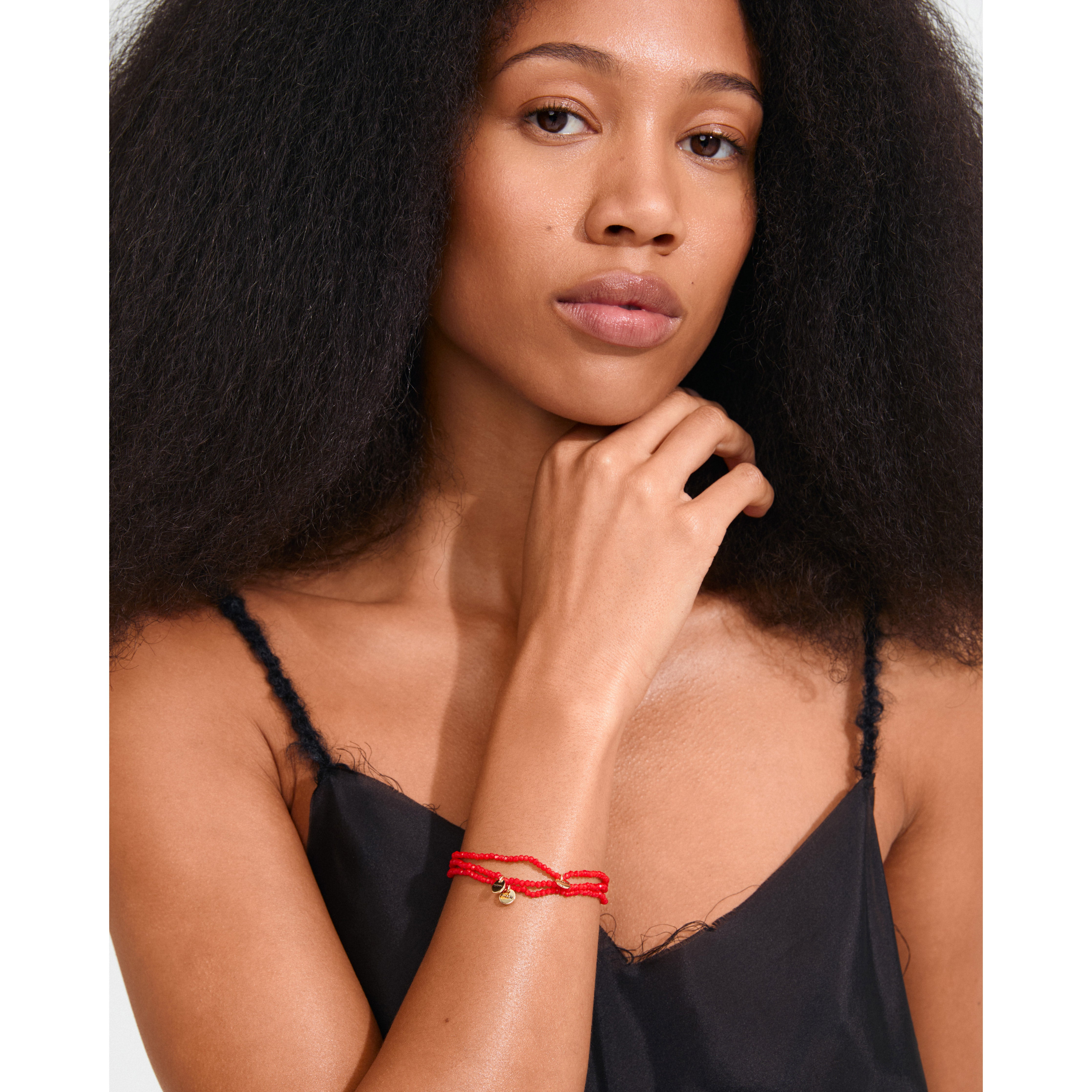 pilgrim-indigo-armband-set-3-in-1-rot-goldplattiert-17-cm image 2