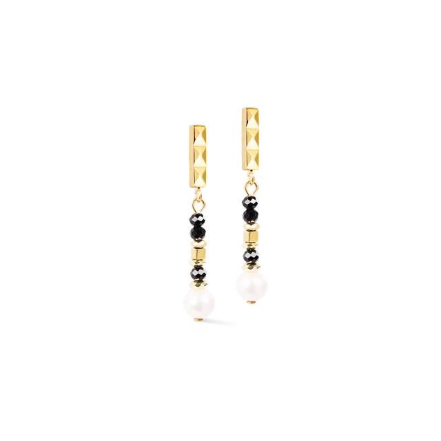 coeur-de-lion-ohrstecker-astoria-noir-pearl-gold-3-5-cm image 1