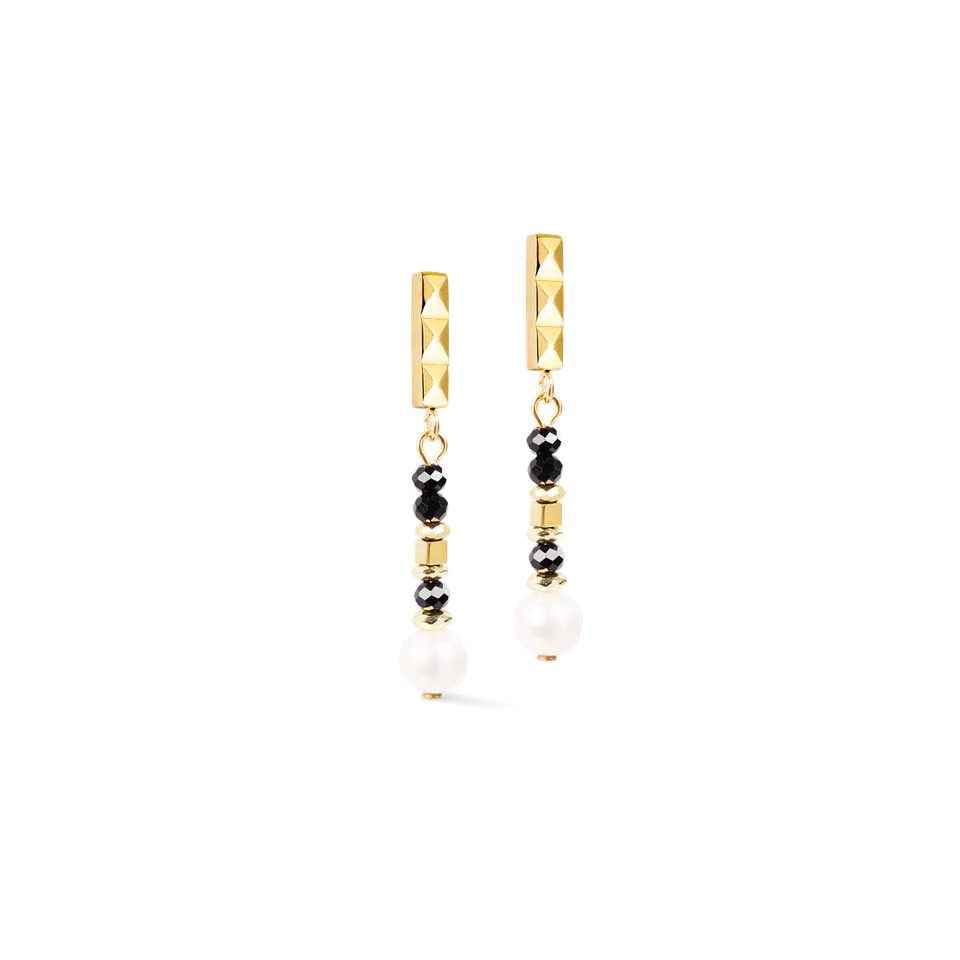 coeur-de-lion-ohrstecker-astoria-noir-pearl-gold-3-5-cm image 1