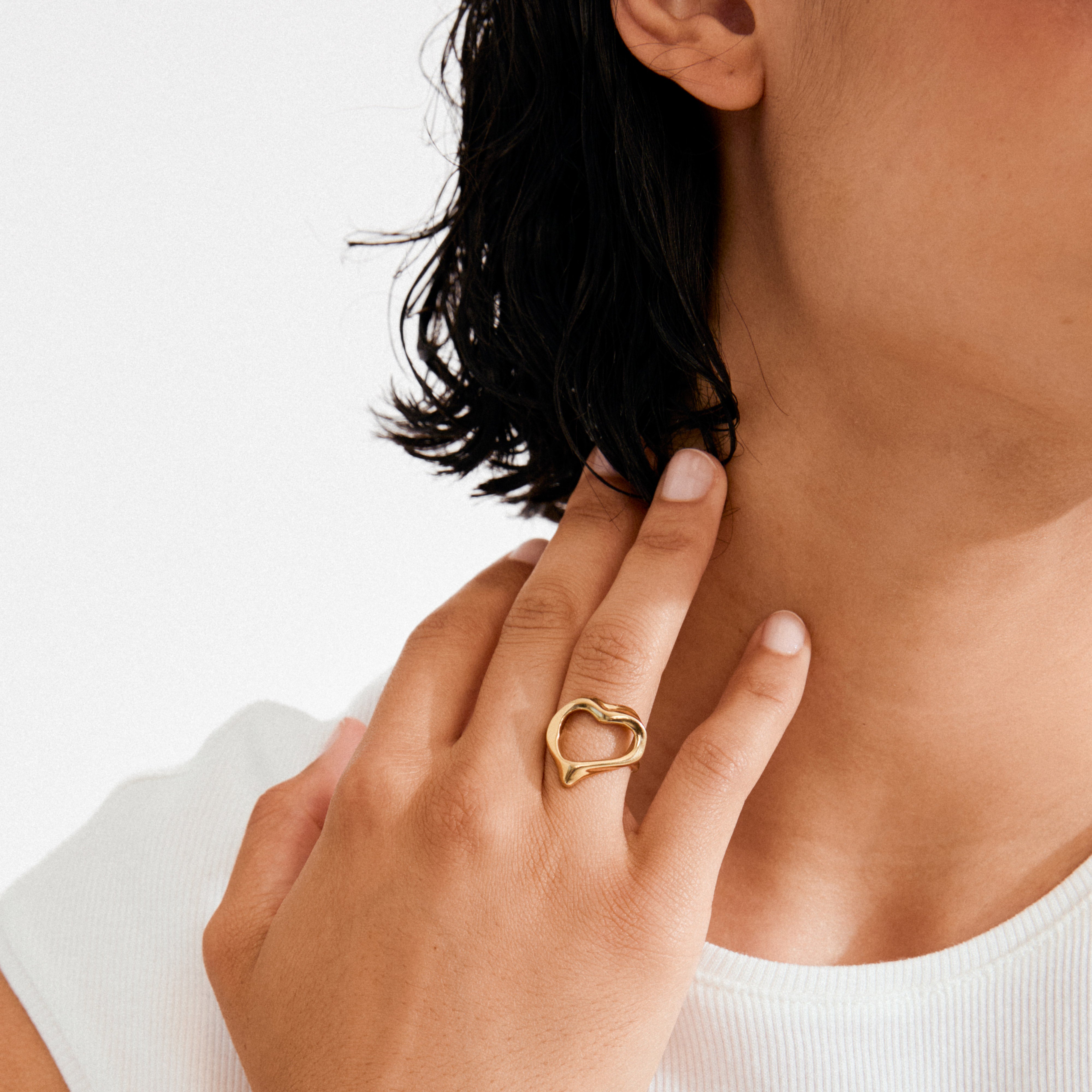 pilgrim-iris-ring-vergoldet-mit-herz-verstellbar image 3