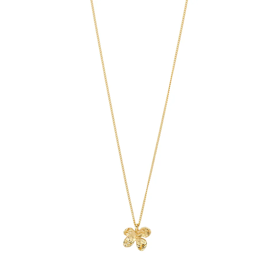 pilgrim-ajani-halskette-gold-plattiert-mit-blumen-anh-nger image 1
