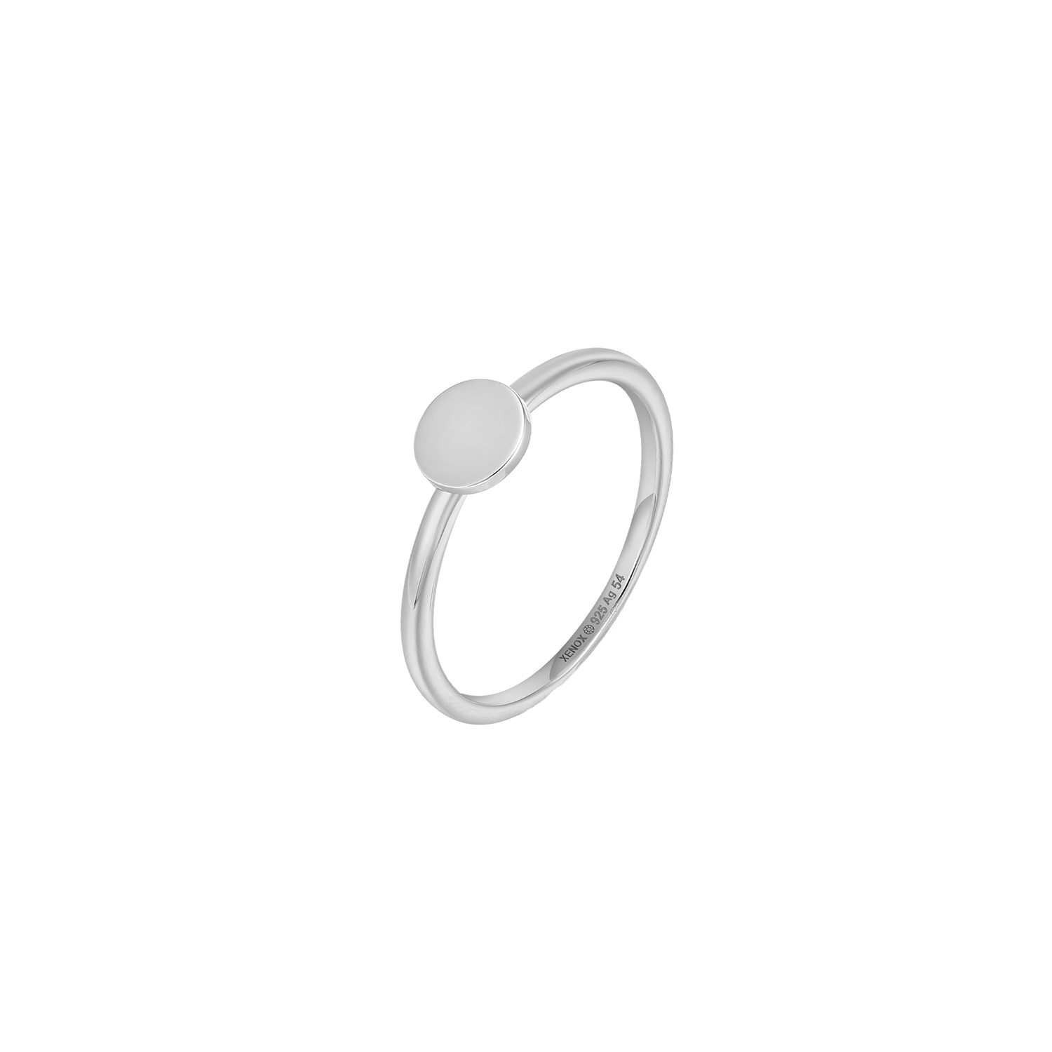 xenox-gravur-ring-925-sterlingsilber-rhodiniert-personalisierbar image 1