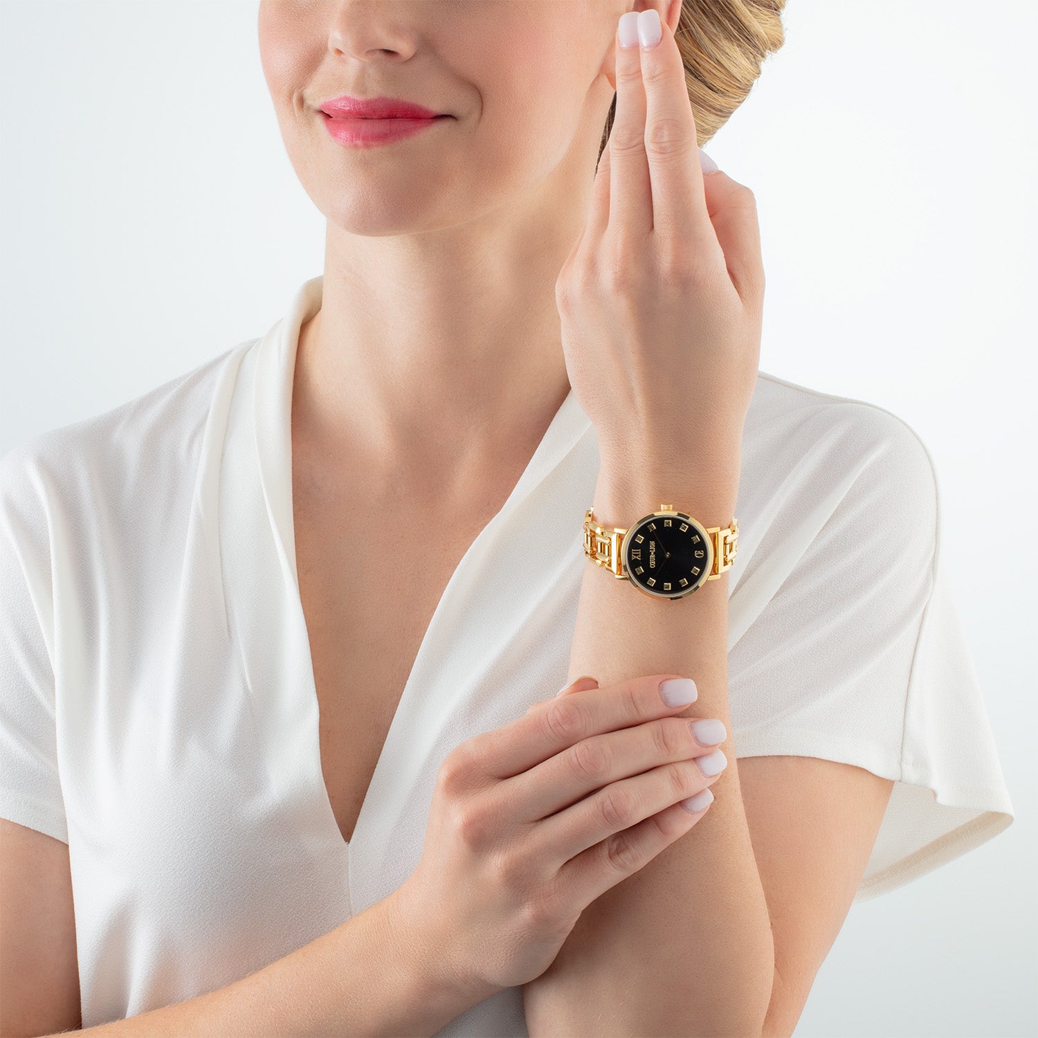 coeur-de-lion-uhr-rund-brilliant-glamourous-black-statement-gold image 3