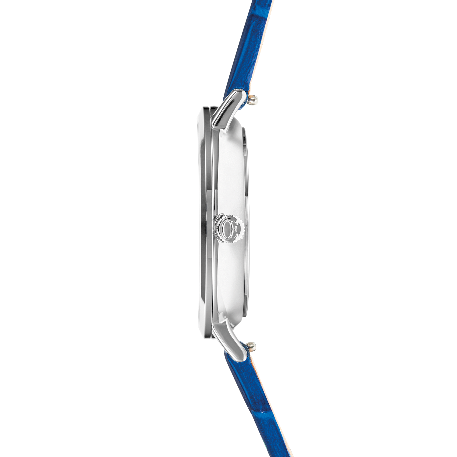 coeur-de-lion-iconic-uhr-rund-sparkling-sunray-leder-royal-blue-3-4-cm image 4