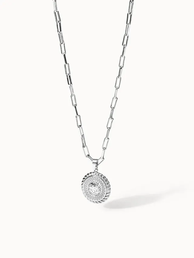 purelei-nomad-coin-kette-statement-kette-anh-nger-20-mm-50-55-cm image 1