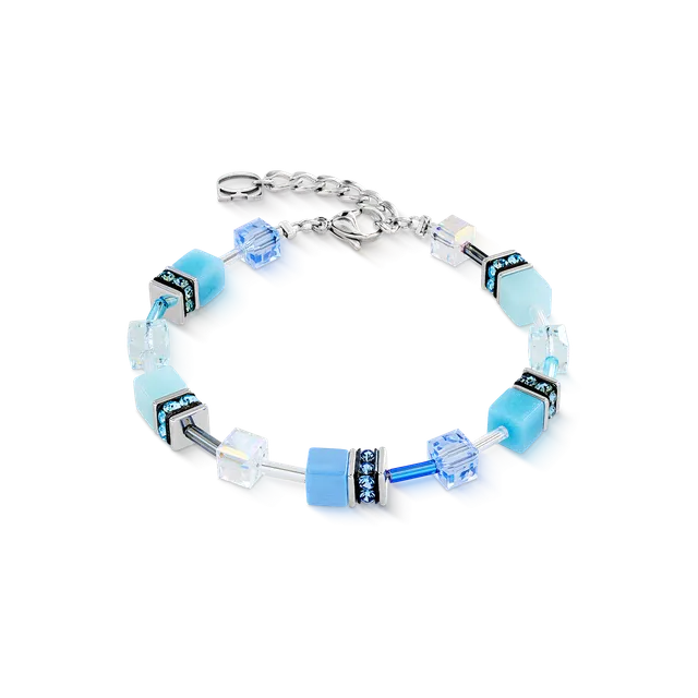 coeur-de-lion-geocube-iconic-armband-aqua-blau-18-5-cm image 1