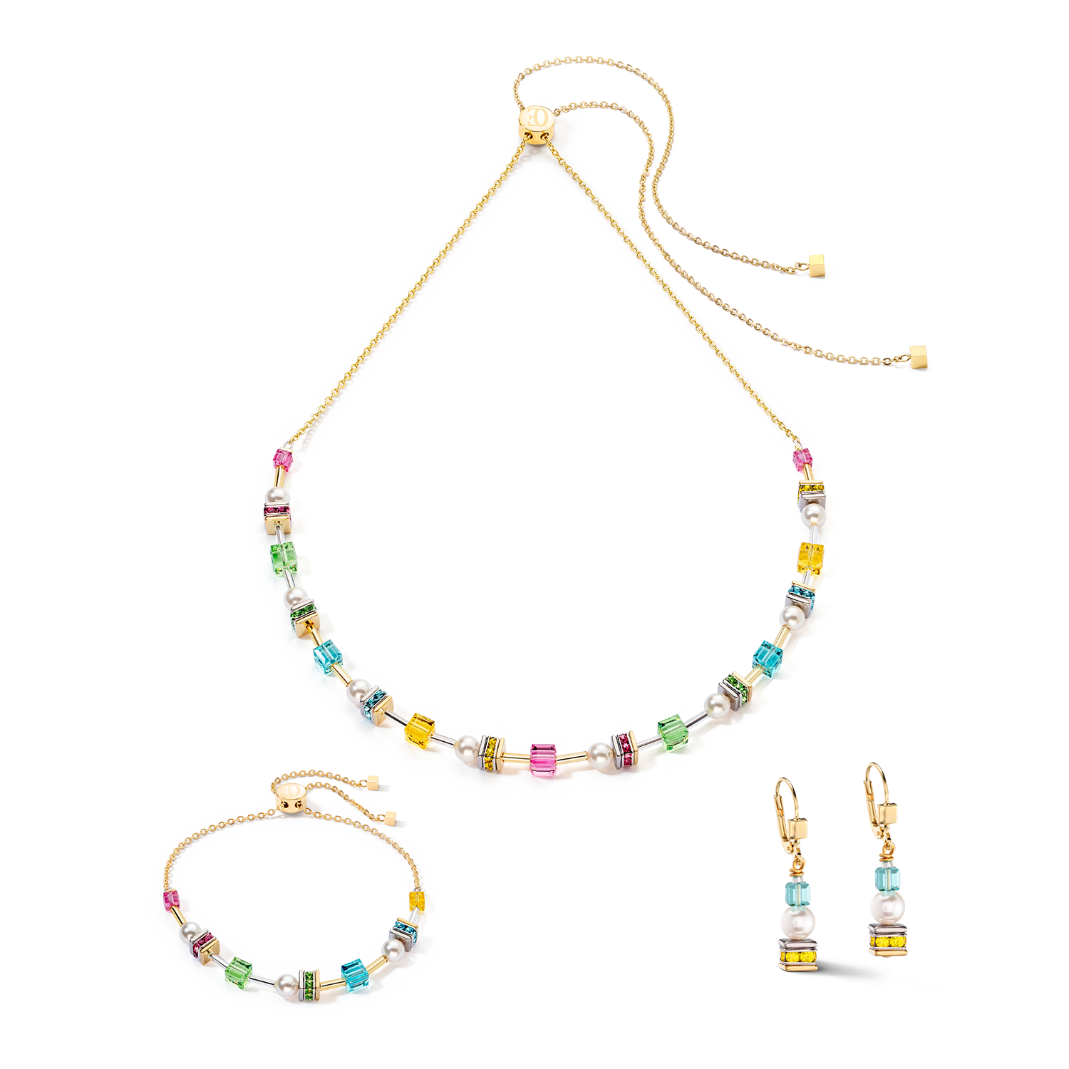 coeur-de-lion-joyful-cubes-pearls-ohrringe-multicolor image 3