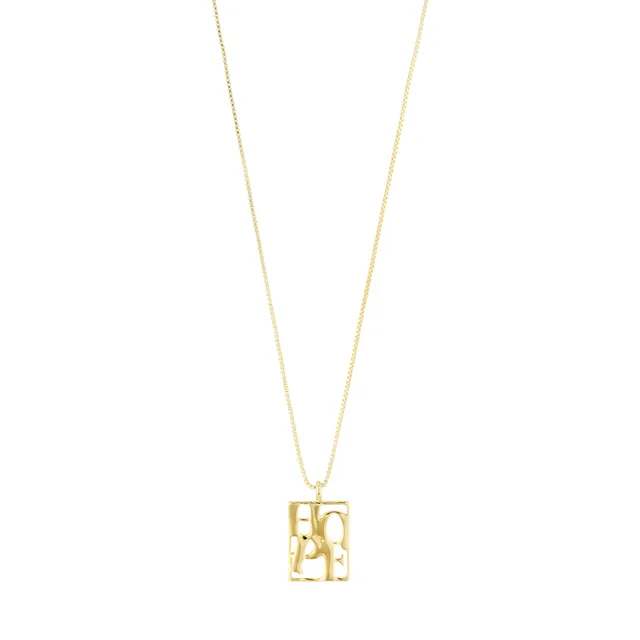 pilgrim-love-tag-hope-halskette-goldplattiert-40-12-cm image 1