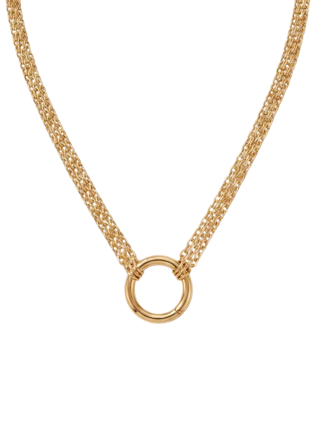 purelei-three-layers-charm-kette-3-reihige-layering-kette-mit-karabiner-40-45-cm image 1