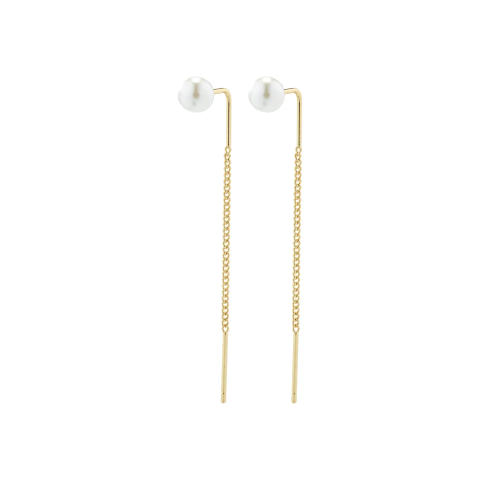 pilgrim-elba-ketten-ohrringe-goldplattiert-mit-perle-ear-chain image 1