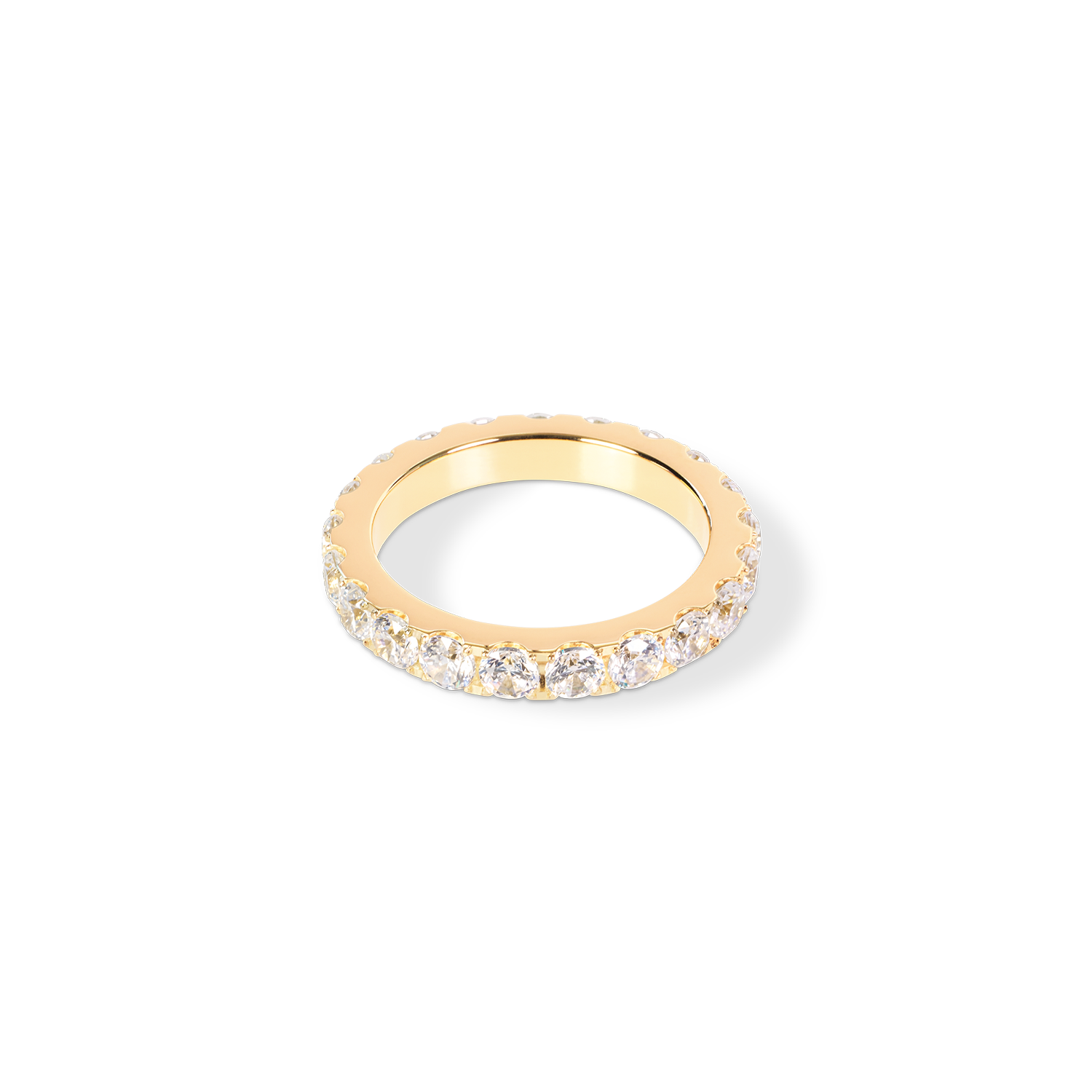 coeur-de-lion-eternal-love-bold-ring-gold-zirkonia-3-mm image 1