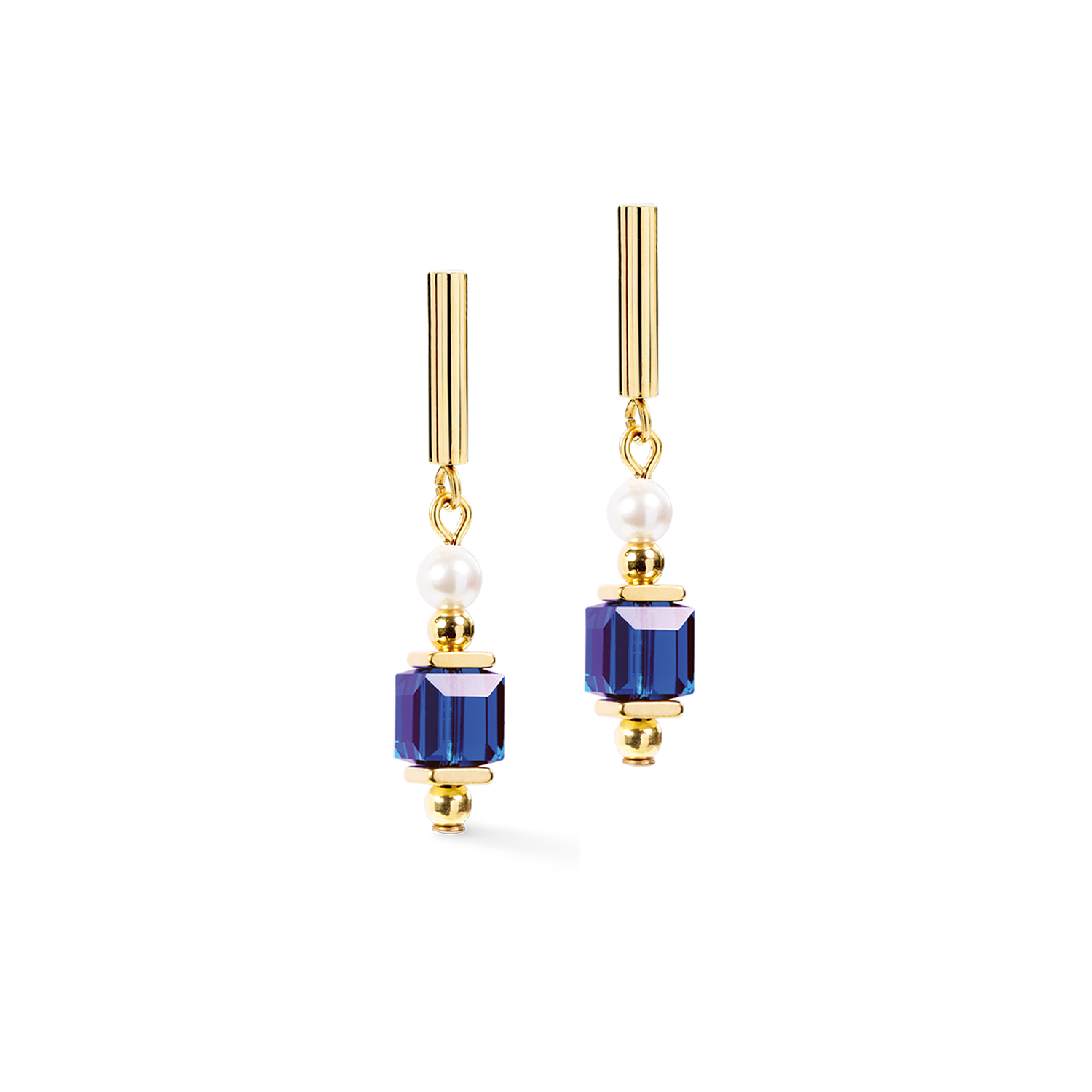 coeur-de-lion-cocktail-pearls-ohrringe-sapphire-blau-crystal-pearls-ohrstecker-3 image 2