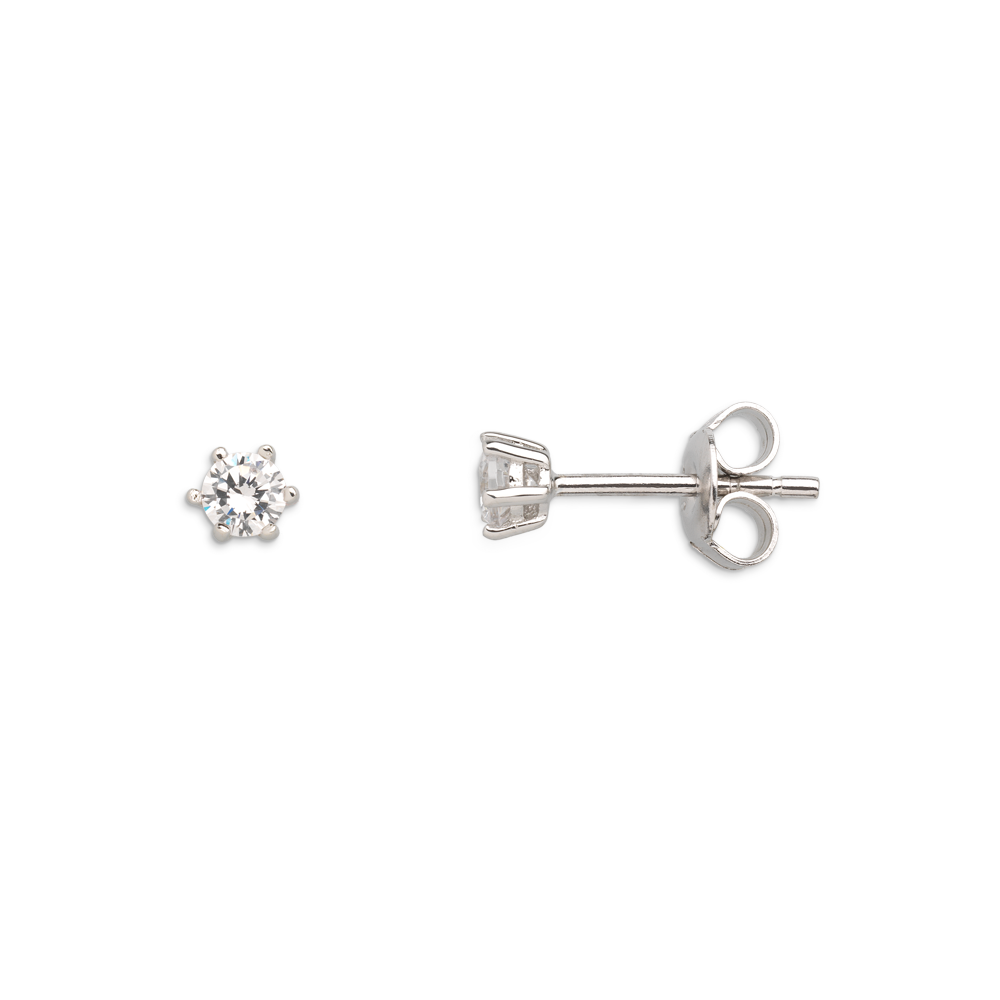 xenox-krappe-ohrring-925-sterlingsilber-rhodiniert-mit-zirkonia image 1