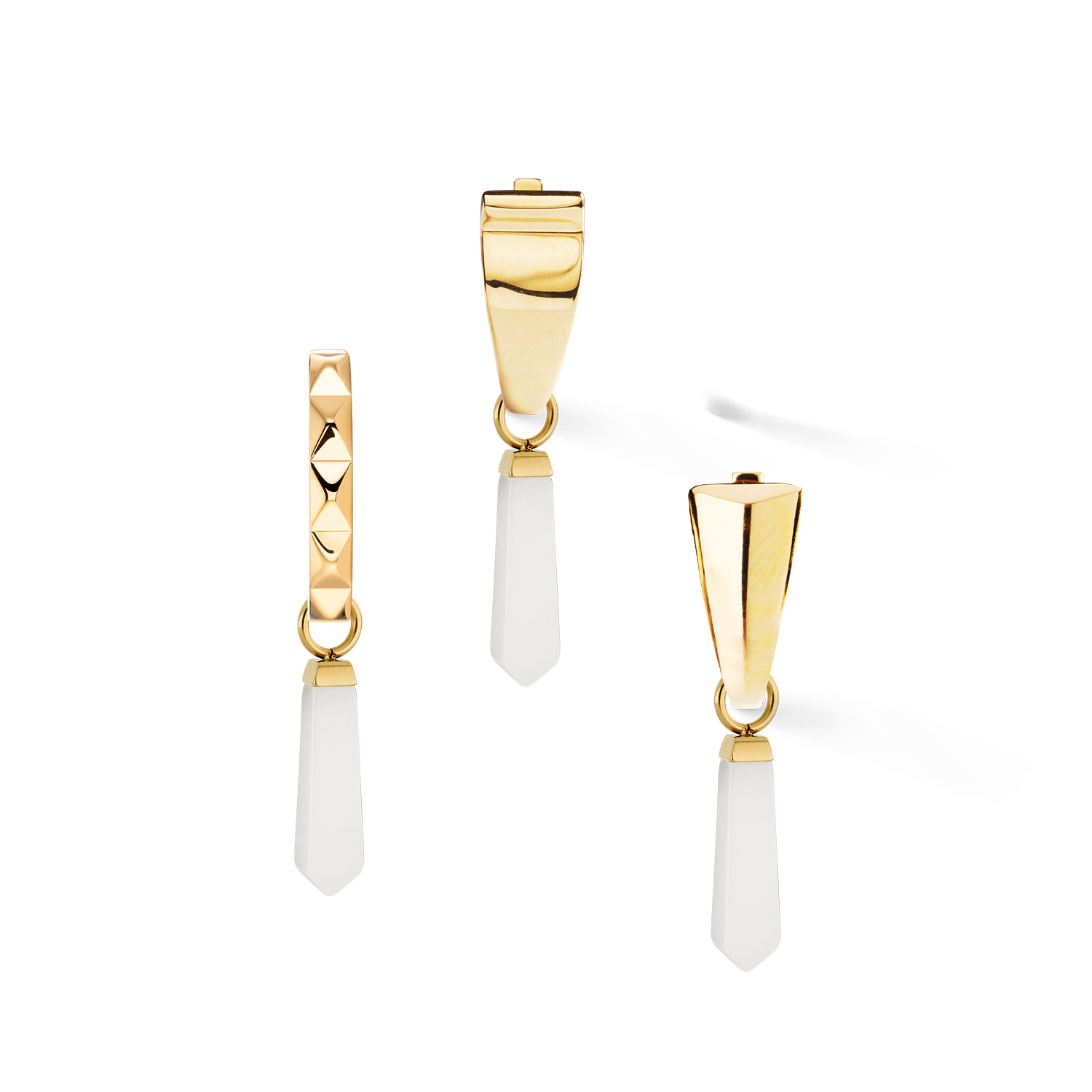 coeur-de-lion-ear-me-up-charm-obelisk-gold-wei-mit-wei-em-jade image 4