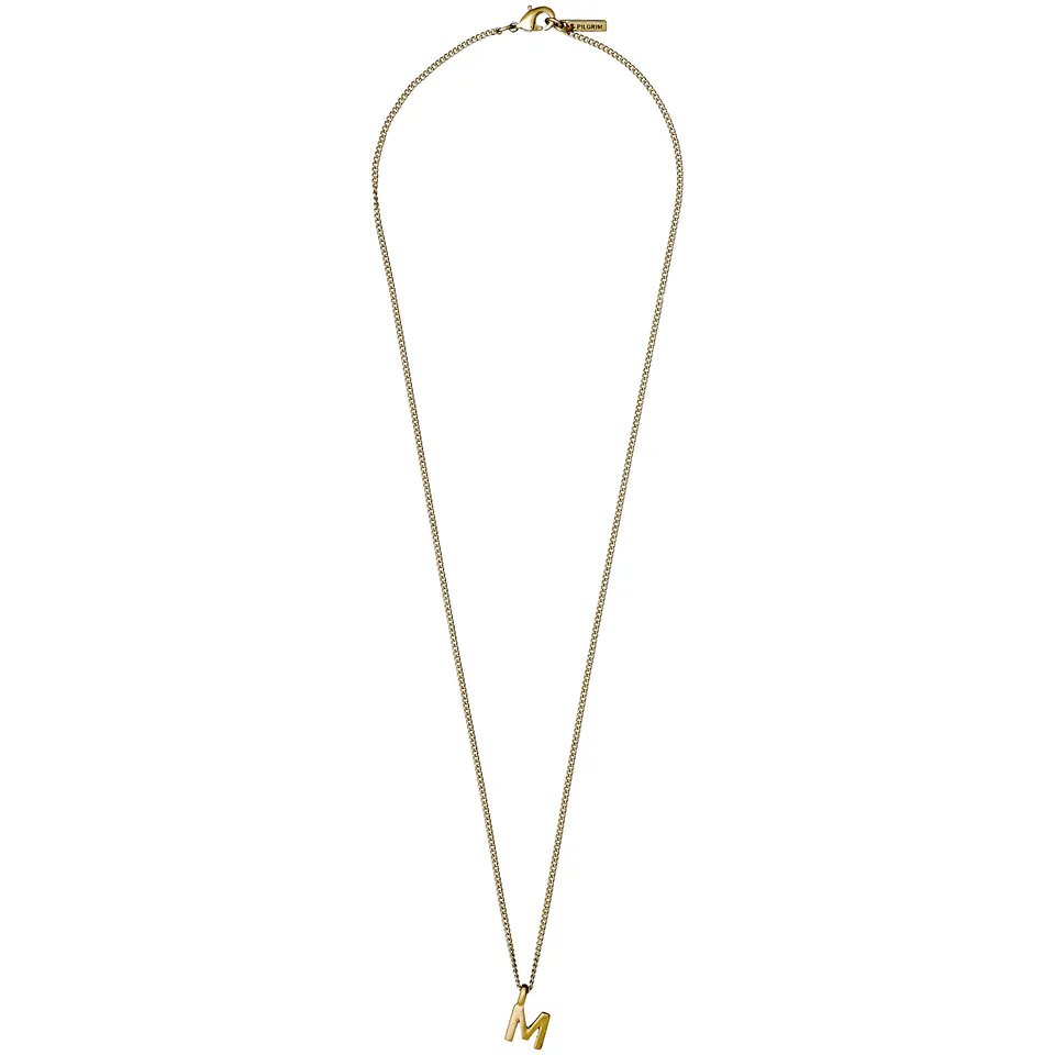 pilgrim-charm-kette-mit-m-anh-nger-43-cm-vergoldet image 1