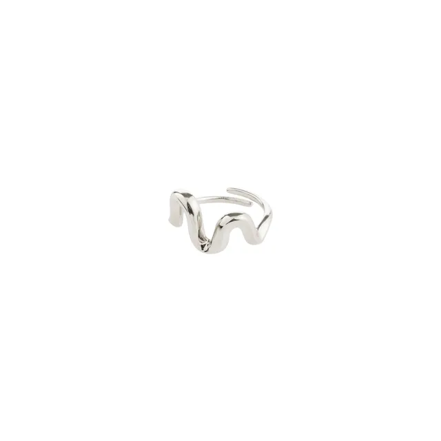 pilgrim-aiko-ring-versilbert-verstellbar-im-wellen-design image 1