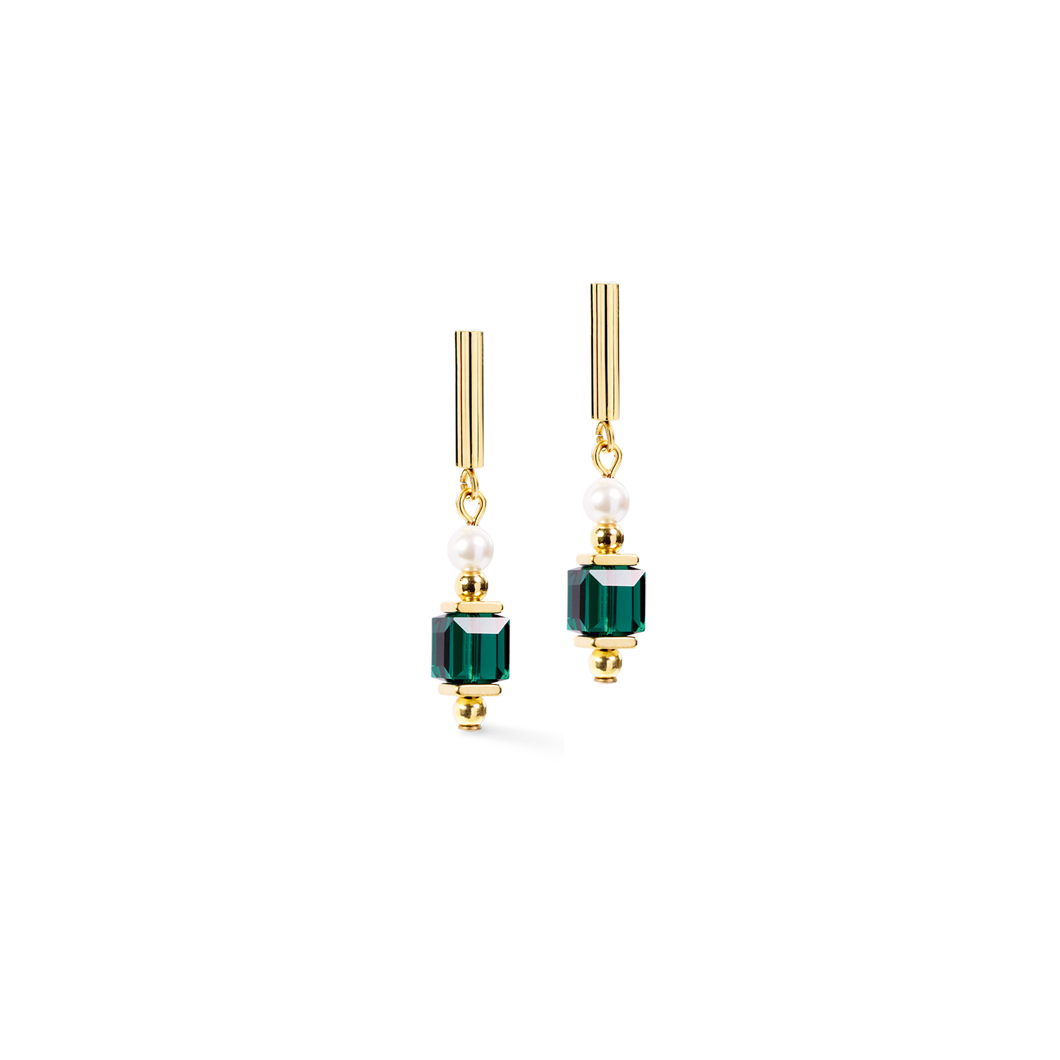 coeur-de-lion-cocktail-pearls-ohrringe-emerald-3-5-cm image 1
