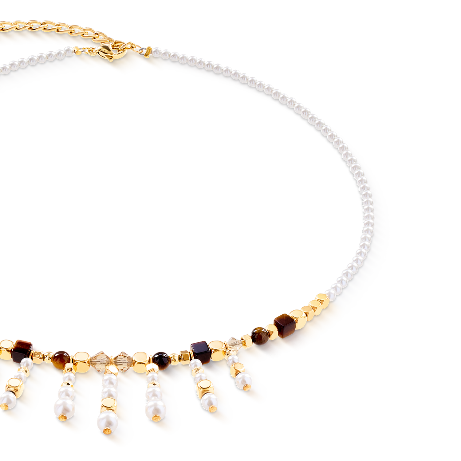 coeur-de-lion-princess-sunray-halskette-gold-braun-mit-tigerauge image 2