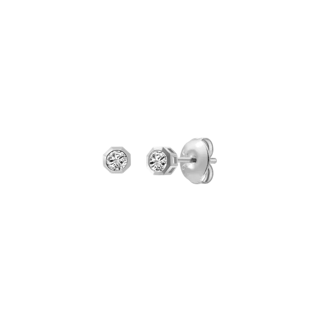 xenox-pure-essentials-ohrringe-925-sterlingsilber-rhodiniert-mit-zirkonia-6 image 1