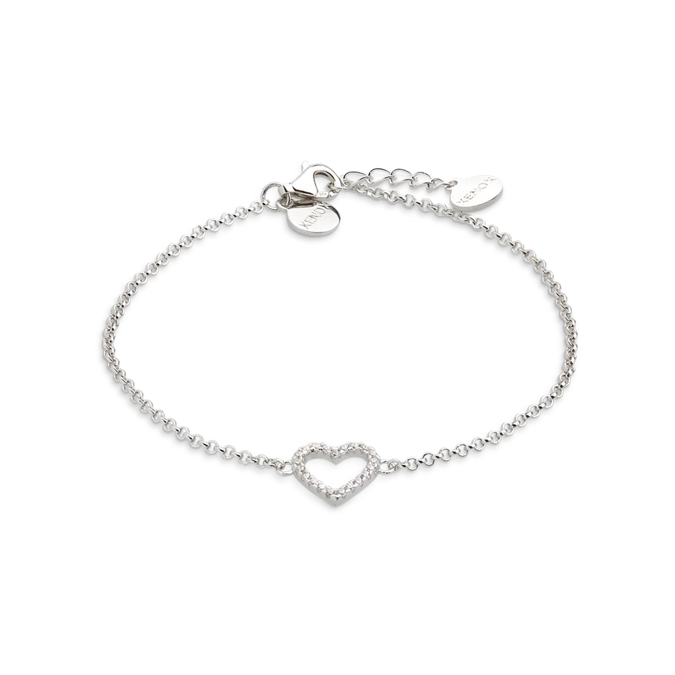 xenox-love-story-armband-xs2784-aus-925-sterlingsilber-mit-herz-zirkonia image 1