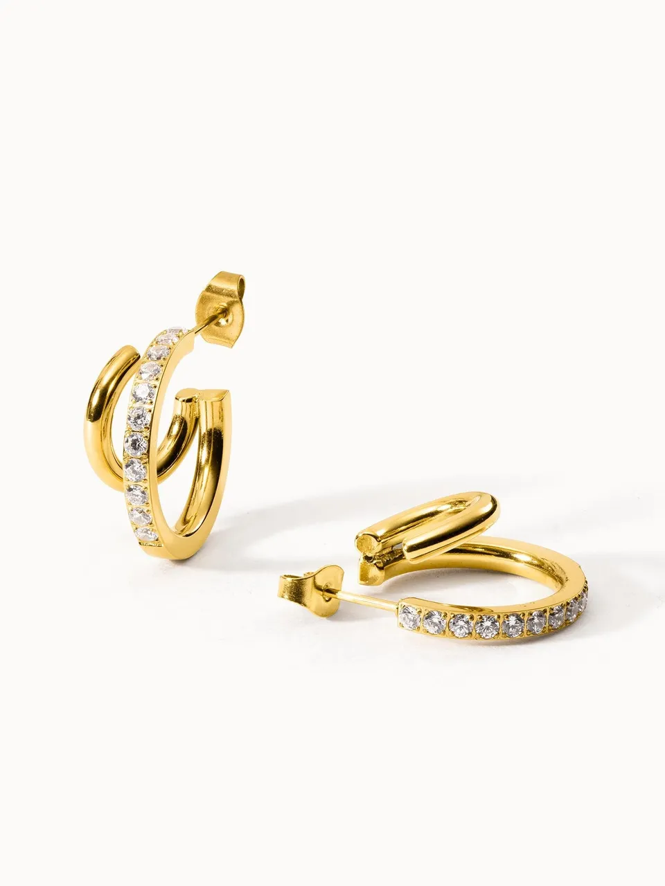 purelei-double-glitter-ohrringe-modular-creolen-mit-zirkonia image 1