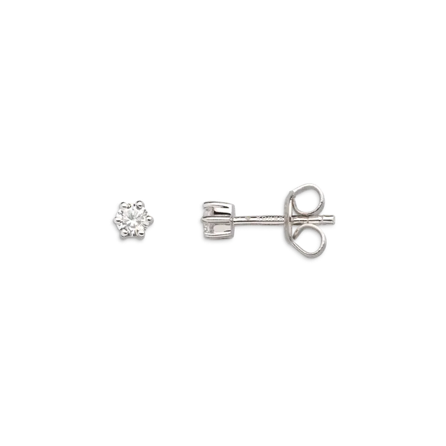 xenox-krappe-ohrringe-925-sterlingsilber-rhodiniert-mit-zirkonia-4 image 1