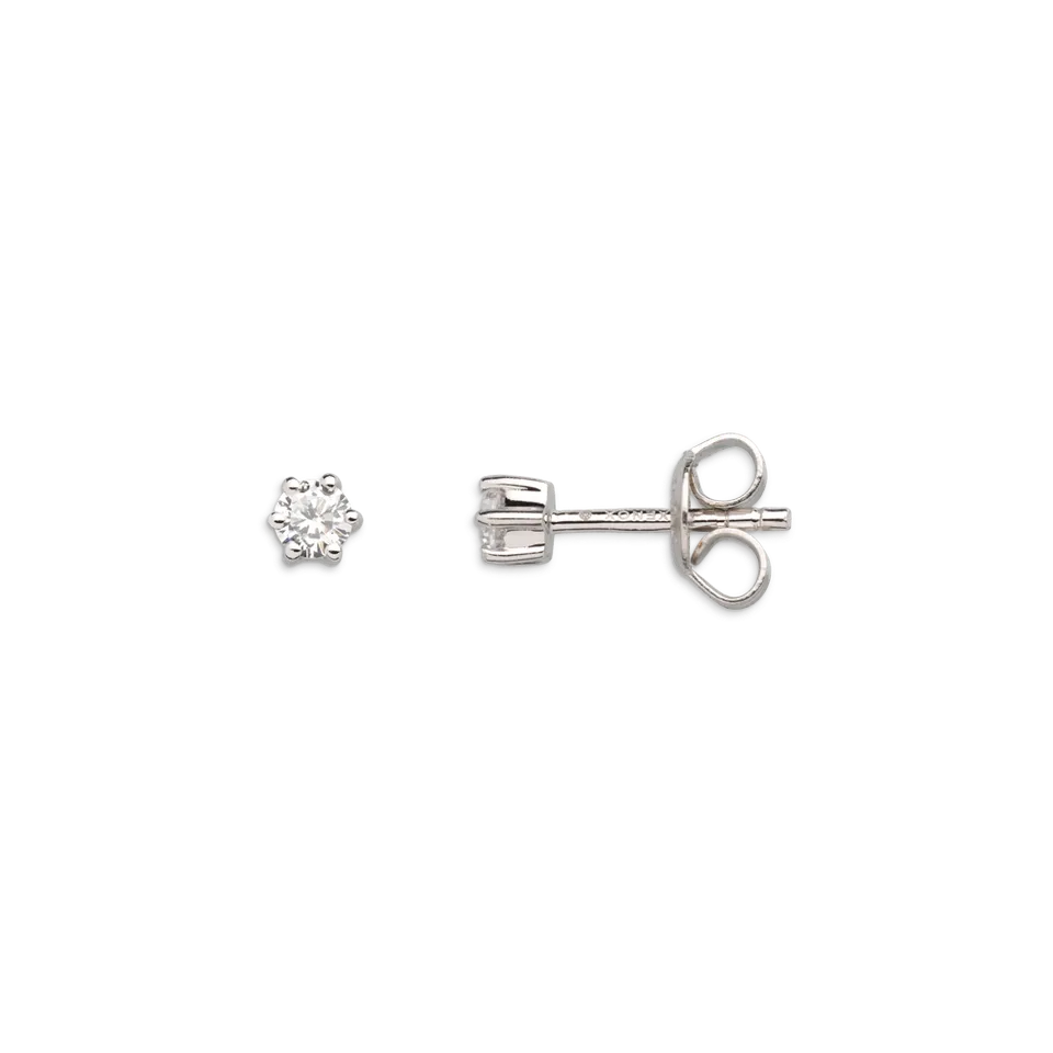 xenox-krappe-ohrringe-925-sterlingsilber-rhodiniert-mit-zirkonia-4 image 1