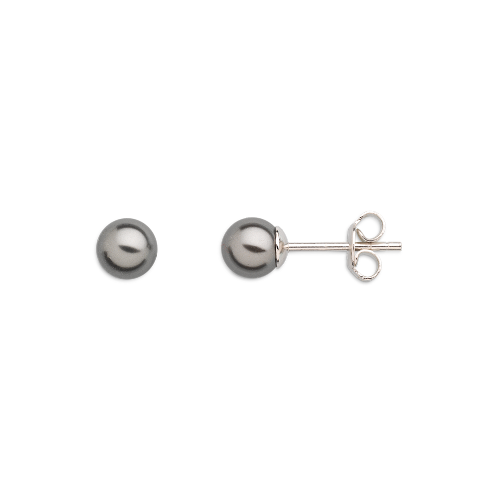 xenox-pearl-ohrringe-925-sterlingsilber-mit-schwarzer-perle image 1