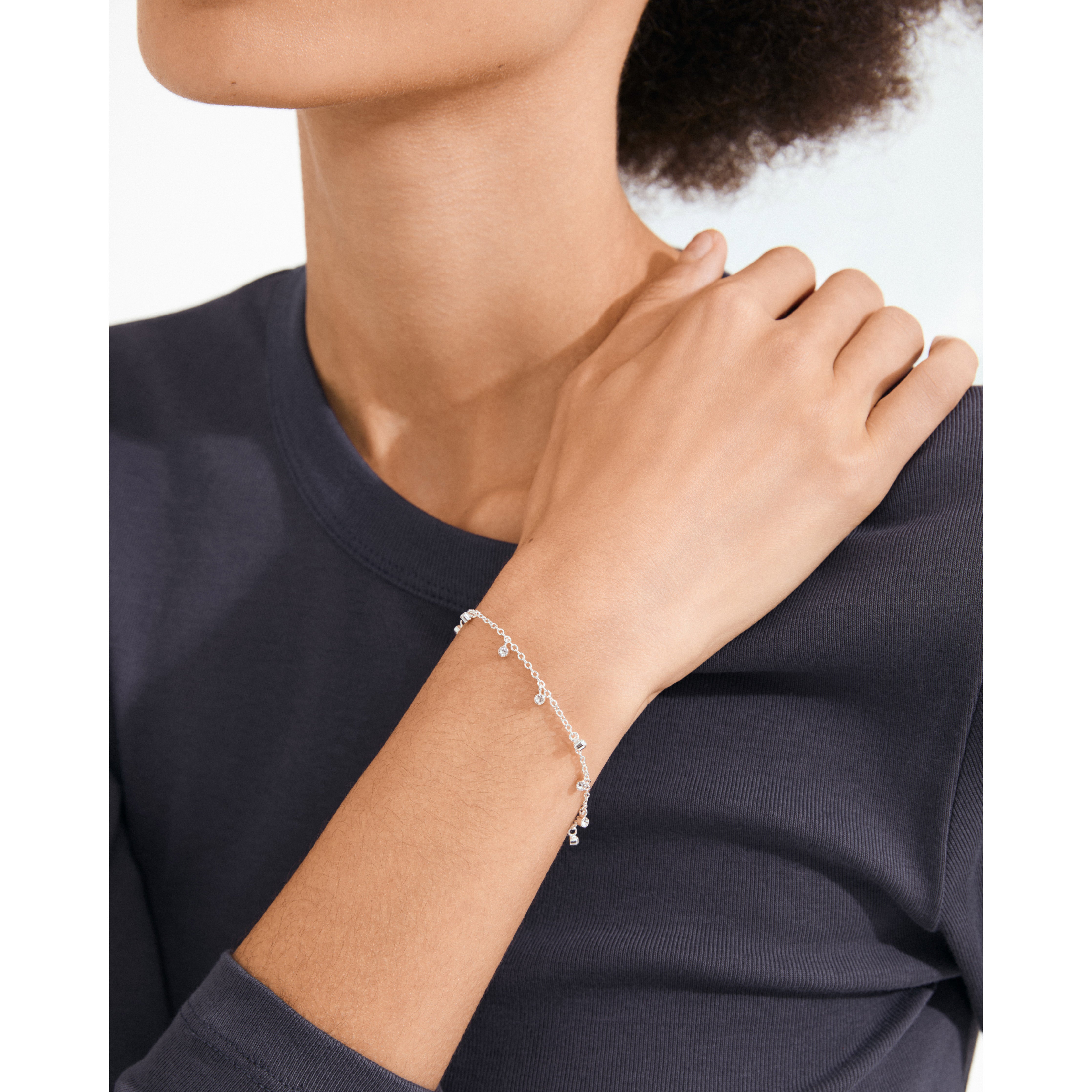 pilgrim-maja-armband-versilbert-mit-10-crystal-tropfen image 2