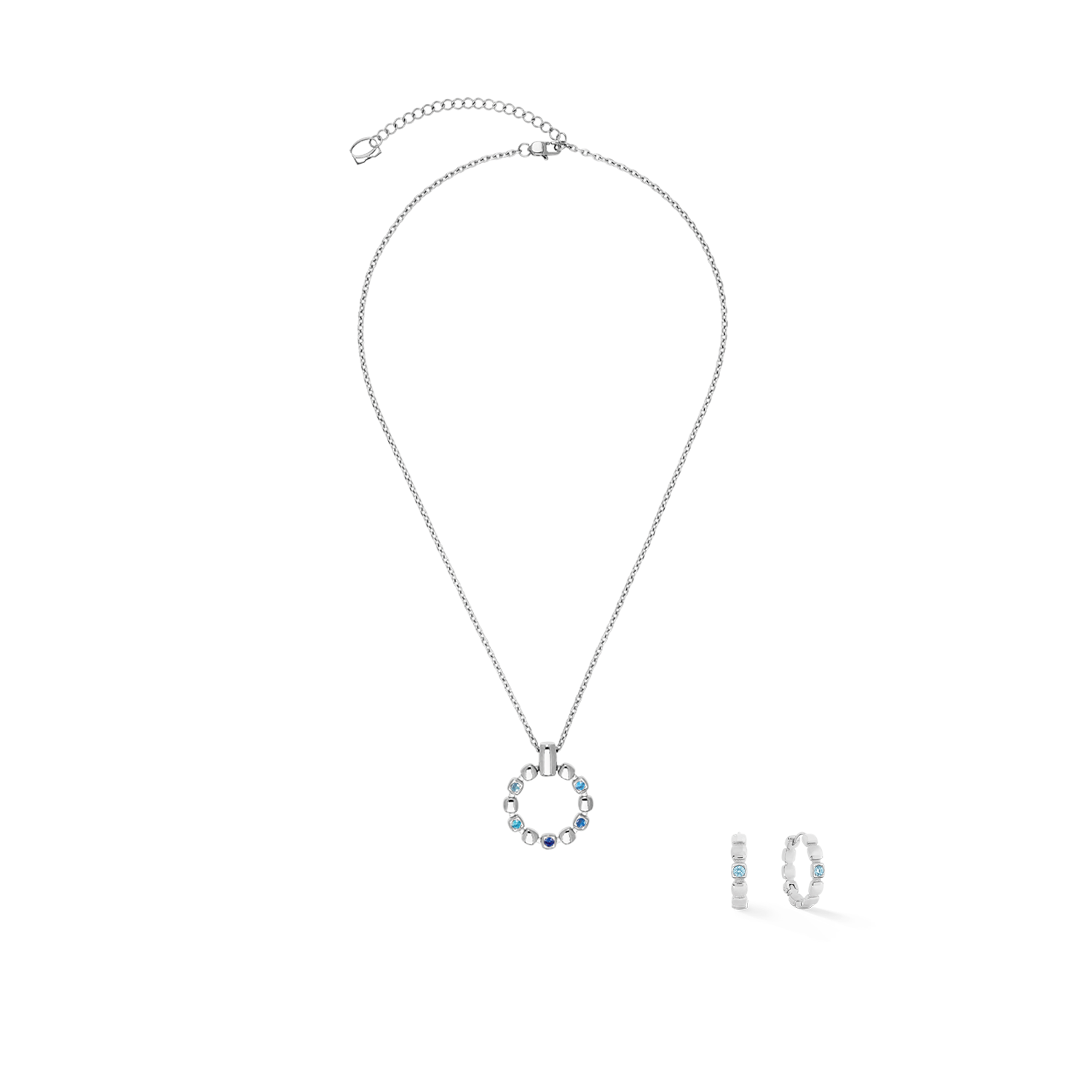 coeur-de-lion-creolen-soft-cube-circle-glow-ocean-silber-2-2-cm image 3