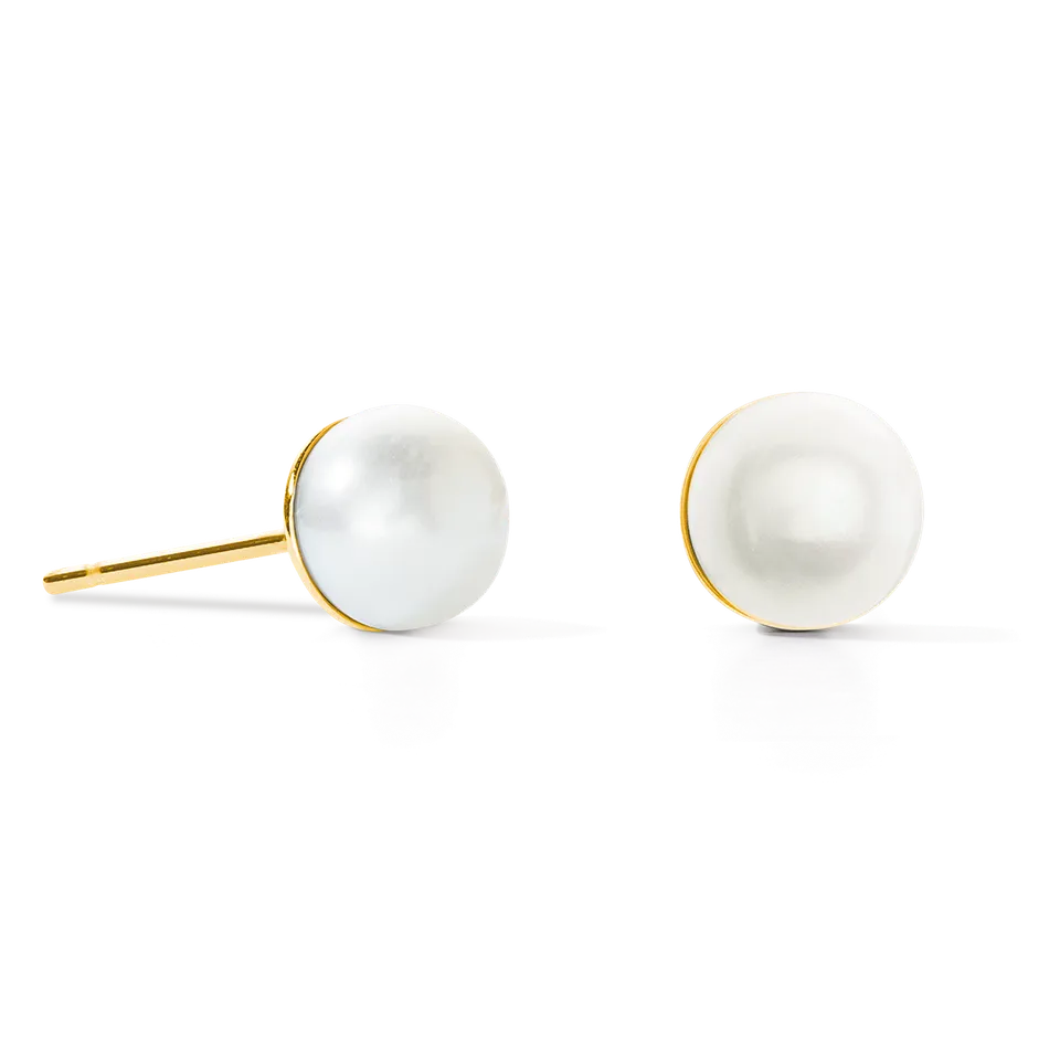 coeur-de-lion-pearl-edition-ohrstecker-classic-s-wasserperle-gold-0-5-cm image 1