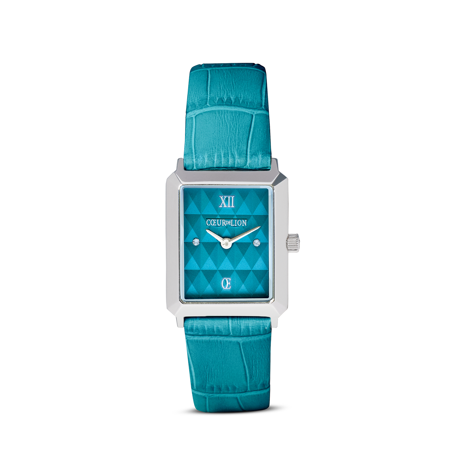coeur-de-lion-geschenkset-uhr-iconic-spikes-transformative-teal-silber-armband-w image 3