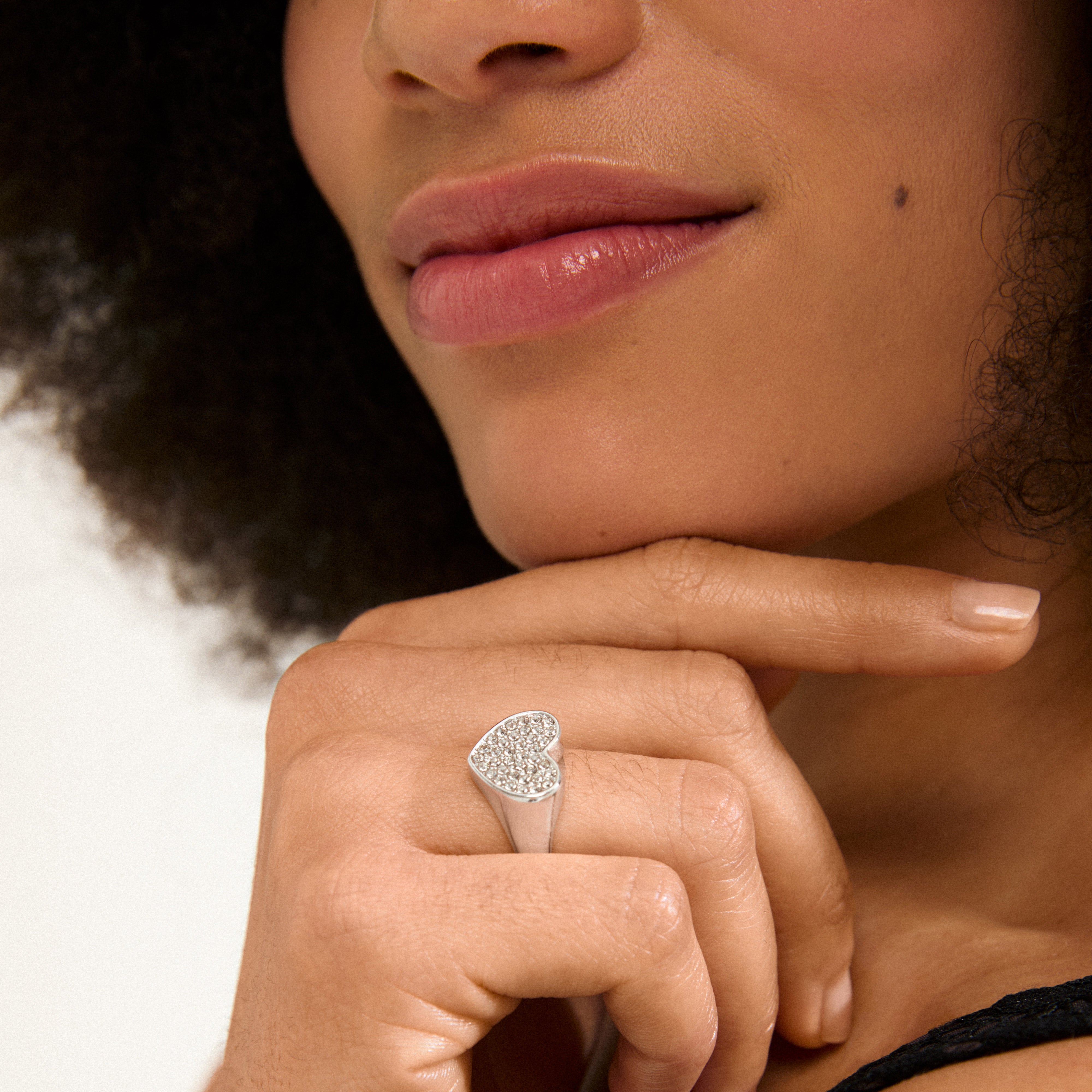 pilgrim-emmett-ring-versilbert-verstellbares-herz-mit-preciosa-kristallen image 3