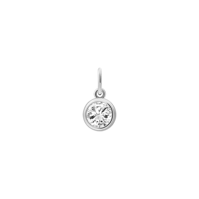 xenox-zarge-charm-925-sterlingsilber-rhodiniert-mit-zirkonia image 1