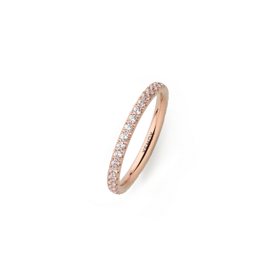 xenox-partnerring-edelstahl-ros-mit-zirkonia-steinen-x2300-48 image 1