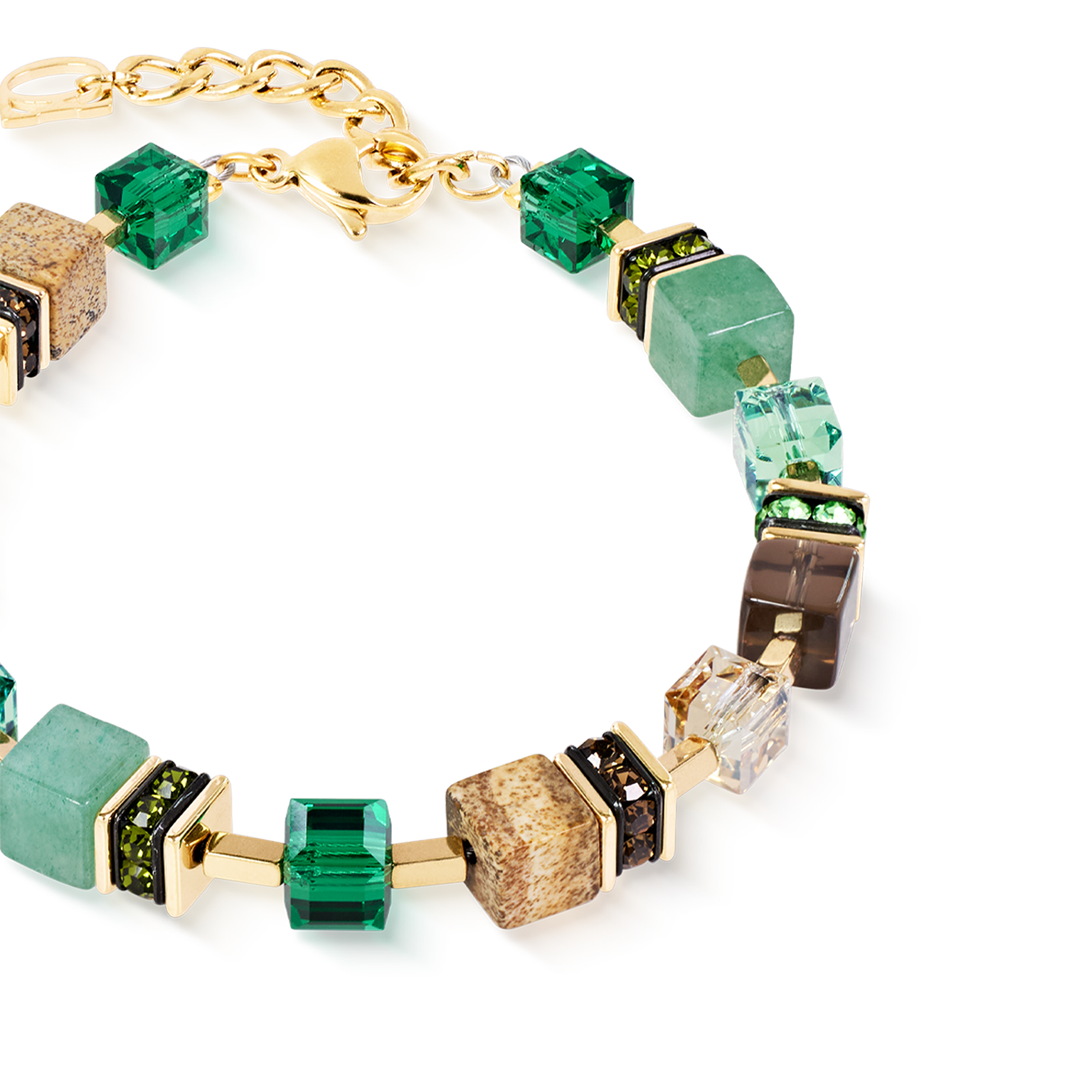 coeur-de-lion-geocube-precious-statement-armband-emerald-garden image 2