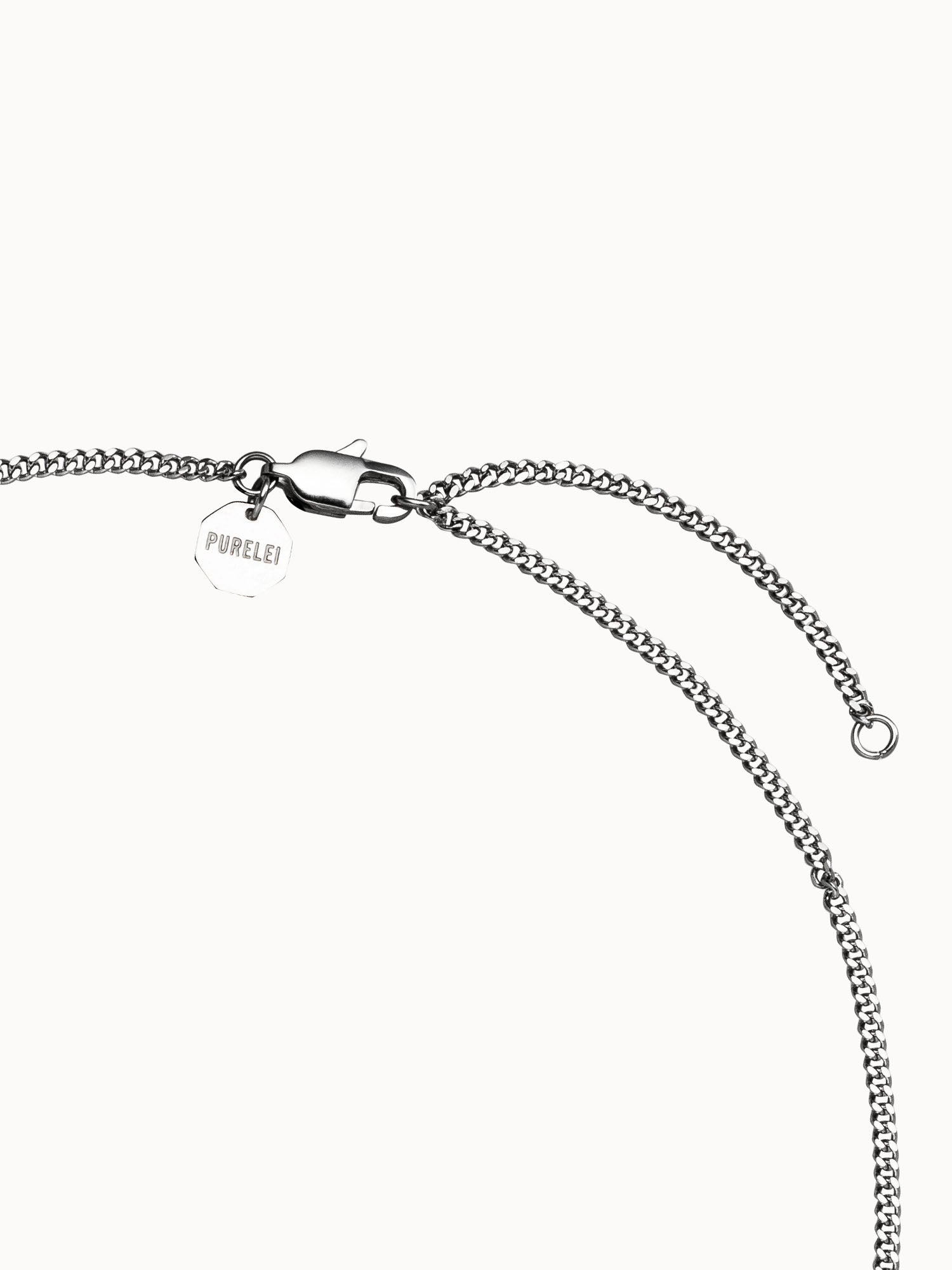 purelei-night-kette-herren-kette-edelstahl-mit-schwarzem-onyx-anh-nger-55-60-cm image 2