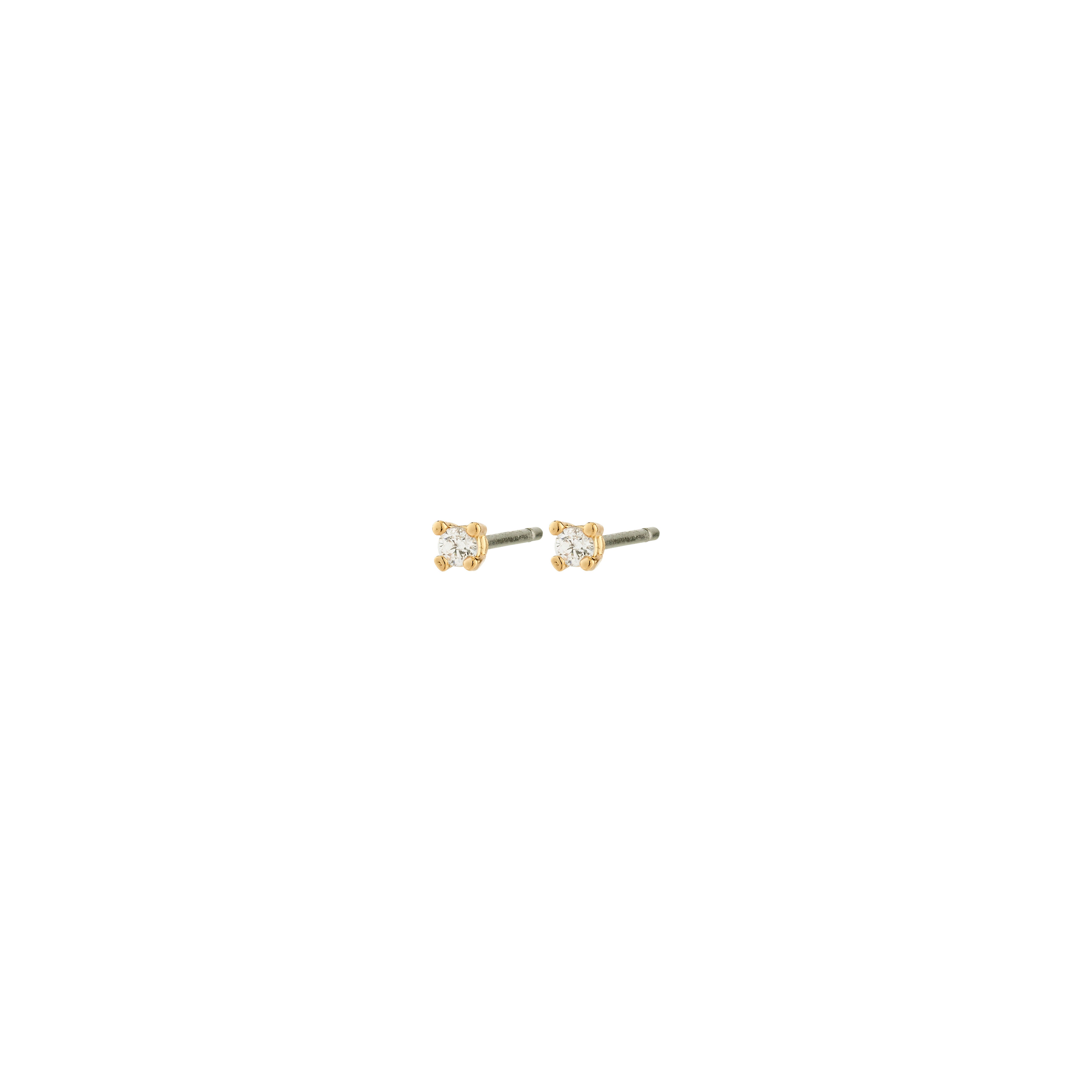 pilgrim-ravi-kristall-ohrstecker-goldplattiert image 1