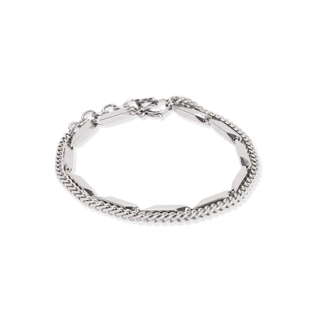 coeur-de-lion-armband-twisted-layers-silber image 1