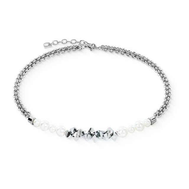 coeur-de-lion-halskette-dancing-crystals-fusion-silber-42-6-cm image 1