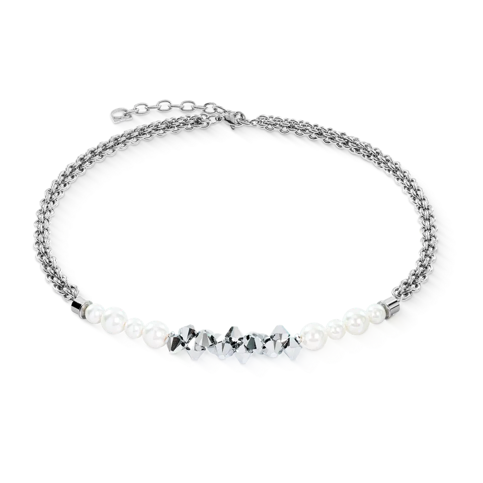 coeur-de-lion-halskette-dancing-crystals-fusion-silber-42-6-cm image 1