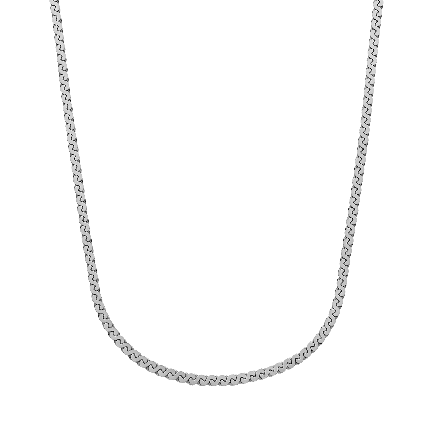 xenox-basic-halskette-925-sterlingsilber-rhodiniert-charm-kette image 1